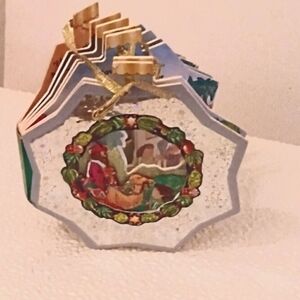 Vtg Little Christmas Window Book, The Star